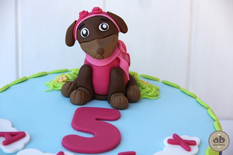 Tarta Skye de la Patrulla Canina